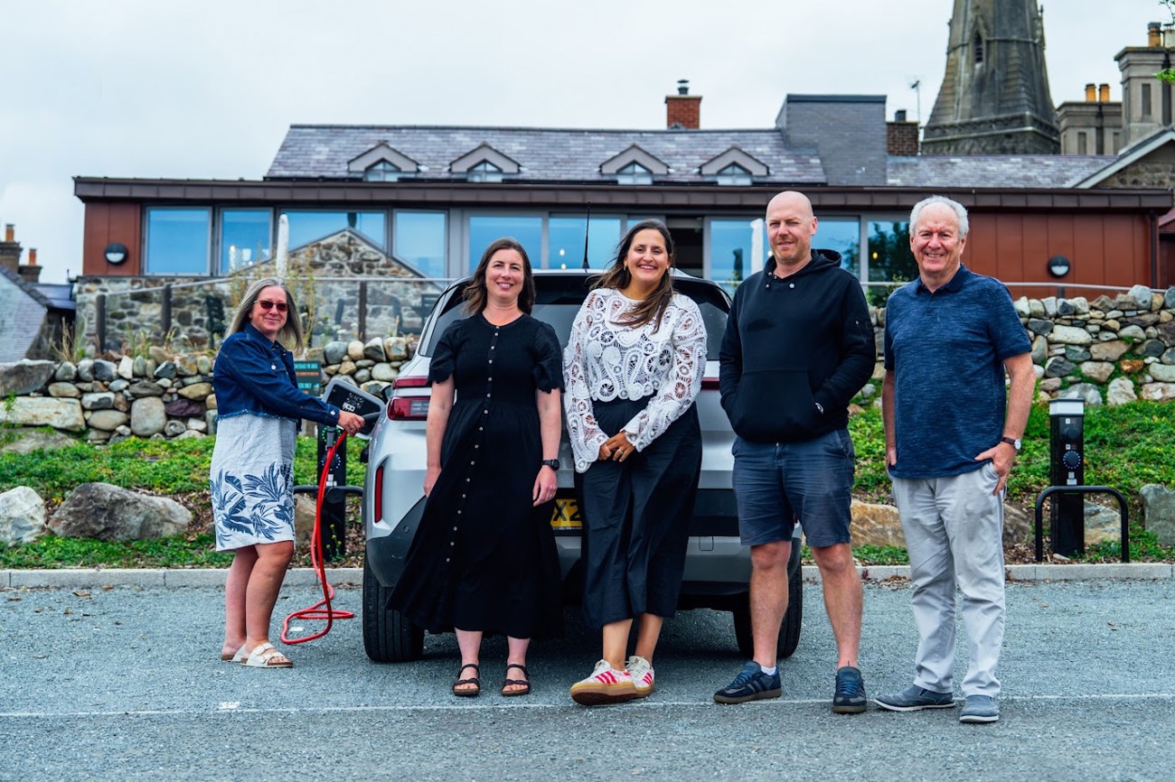 EV charging points at Ty'n Llan